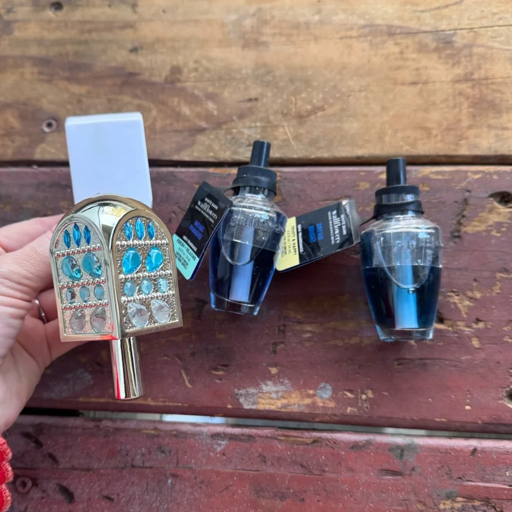 Bath & Body Works Hanukkah Dreidel Nightlight Wallflower Plug and Refills